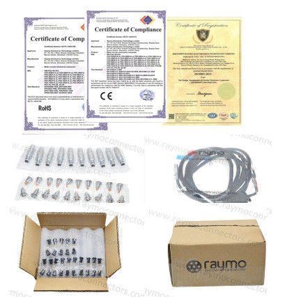 Conectores plásticos circulares, zócalo plástico del panel del PAQUETE PLG PRG de Lemos Redel, PACKAGE.M0.2CL.LR