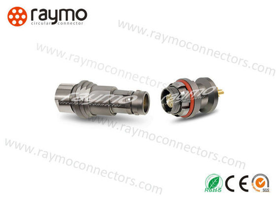 Push Pull Industrial Plugs Connectors Multiple Pin Threaded Coupling Alternate Insert Positioning