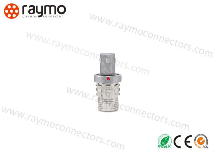 Industrial Cable To Cable Connector Natural Chrome Plated Brass Shell Male Solder Contacts