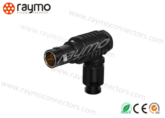 Color del negro de la manera W1 W2 de los conectores 10 de  Mini Snap Right Angle Circular