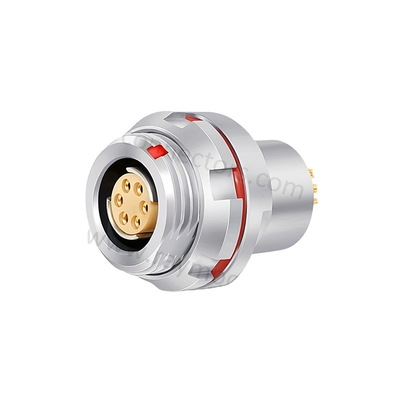 Conector femenino de metal M12 para cable redondo / plano