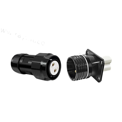 Conector circular resistente al agua con calificación IP67 de durabilidad Temperatura de funcionamiento de -40°C a 105°C