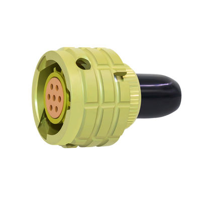 Conectores circulares industriales de conector masculino de 7 pines