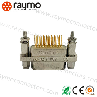 Serie J30J Micro-D MIL-Spec 0.1-15 mm2 Área de sección de alambre Conector de energía impermeable IP67
