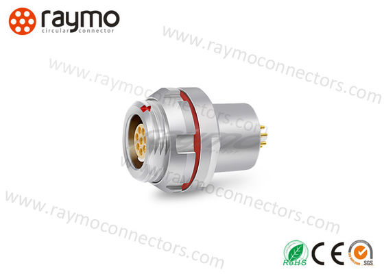 4 Polos Conectores Circulares Industriales DBPE 102 A53 130 Diseño Robusto Resistente a Golpes