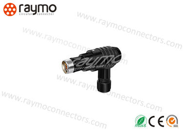 Diseño video audio del OEM del varón del color del negro de la alta exactitud del conector del enchufe de la aviación