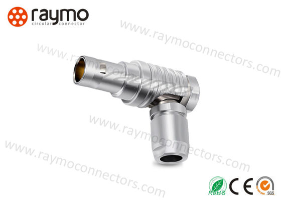 Conectores circulares de empuje y tracción de 2 3 4 5 pines, conector acodado para cable de aviación