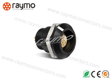 Cáscara de cobre amarillo de vaivén circular del conector circular de la prenda impermeable IP68
