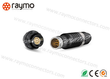 Serie L de cobre amarillo recta de s del conector de la señal de la OJEADA IP50 del enchufe