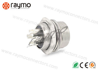 Fuerza dieléctrica ideal femenina del conector de cable del sensor de 4 Pin alta en la línea cuerpo de la flexión