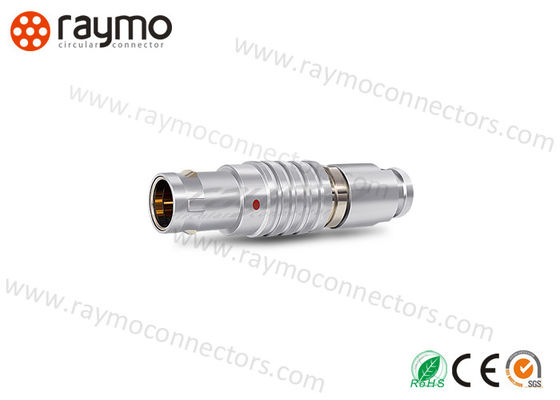 IP50 los conectores de vaivén plásticos circulares Chrome natural platearon