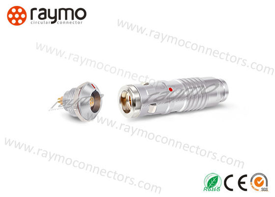 Vivienda natural de Chrome del receptáculo 5A del conector circular fijo de la prenda impermeable