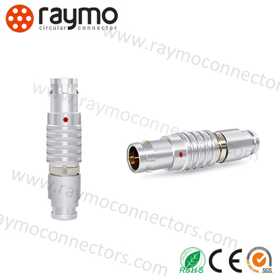 8 conector de vaivén del soporte del cable de la soldadura del conector IP50 de Lemo del varón de los contactos